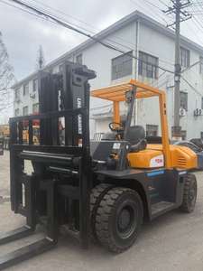 Montacargas Usado Barato, Montacargas Diésel Usado TCM FD70Z8 FD50 en Venta, 7/10 Toneladas CON HIGH MASTER - Product Image 6
