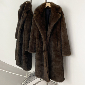 OFTBUY Cappotto in Finta Pelliccia di Volpe per Donna, Giacca Lunga Calda Autunno Inverno, Elegante e Spessa - Product Image 4