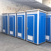 Toilettes préfabriquées pour chantier, toilettes publiques extérieures portables pour hommes et femmes