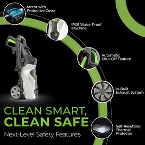 เครื่องฉีดน้ำแรงดันสูง 150 บา<span class=keywords><strong>ร์</strong></span> กำลังไฟฟ้าสูงสุด 2000 <span class=keywords><strong>วั</strong></span>ตต์ ดีไซ<span class=keywords><strong>น์</strong></span>ตั้งตรง ใช้ได้ทั้งบ้านและรถยนต์ แรงดันไฟฟ้า 12V สำหรับทำความสะอาดบ้าน - Product Image 5