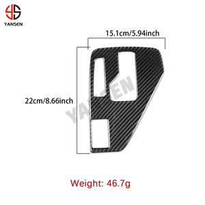 Pegatina de Fibra de Carbono para el Panel de Cambio de Marchas del Coche, para Subaru Crosstrek <span class=keywords><strong>Impreza</strong></span> <span class=keywords><strong>2024</strong></span> 2025, Accesorios Interiores - Product Image 6