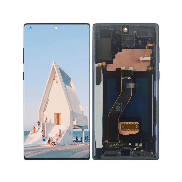 Original LCD display with frame for samsung galaxy note 10 plus note 10+ N975 digitizer touch screen