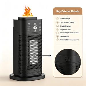 Chauffe-ventilateur de salle de bain à fil chauffant, télécommandé, <span class=keywords><strong>meilleur</strong></span> rapport qualité-prix, pour la maison - Product Image 1