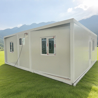 Maisons préfabriquées de luxe de style méditerranéen, bureaux en conteneurs, structure en acier galvanisé, bureau mobile détachable