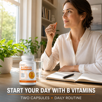 Capsules de complexe B à formule personnalisée, complément nutritionnel quotidien pour la vitalité, fournisseur OEM ODM de produits à marque privée