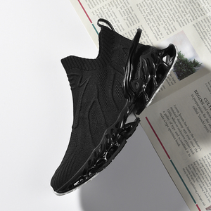 Chaussures de sport pour hommes <span class=keywords><strong>2022</strong></span>, design écailles de poisson, maille hautement élastique, chaussures décontractées respirantes et confortables pour le fitness en plein air, printemps automne - Product Image 6