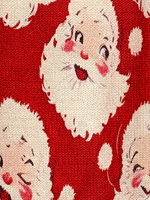 Pull col roulé vintage de Noël pour femme, motif Père Noël, tricoté, avec transfert thermique, personnalisé pour un usage quotidien décontracté ou festif