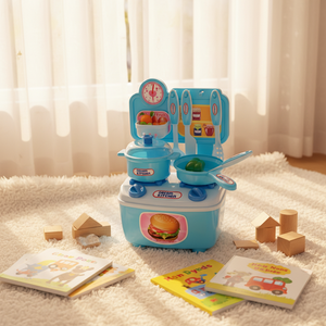 Jouets en plastique abs pour enfants, ensemble de <span class=keywords><strong>cuisine</strong></span> bon marché, pièces - Product Image 4