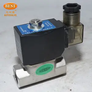 Katup Solenoid dengan timer 110v 220v ac 12v 24v dc air ZCA 2 arah Diameter kecil dioperasikan Piston katup Solenoid tekanan tinggi