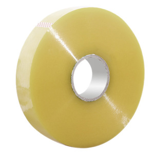Ruban adhésif d'emballage imperméable Bopp 45 mm, adhésif acrylique transparent résistant, simple face, 500 m pour sceller les cartons - Product Image 1