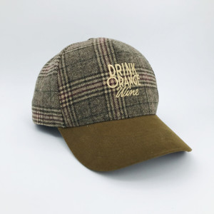 Venta al por mayor de encargo de gran tamaño gorra de béisbol Retro a cuadros sólido poliéster cálido moda Gorras de béisbol <span class=keywords><strong>para</strong></span> el invierno - Product Image 1