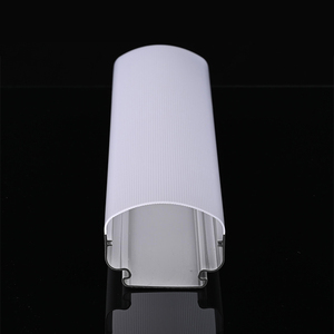 Hiện đại tùy chỉnh vuông Bìa tuyến tính dải đèn sữa trắng đen Polycarbonate Pc <span class=keywords><strong>LED</strong></span> khuếch tán ánh sáng ống làm ép đùn nhựa - Product Image 4