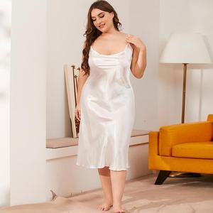 <span class=keywords><strong>Pigiama</strong></span> da <span class=keywords><strong>Donna</strong></span> <span class=keywords><strong>Taglie</strong></span> <span class=keywords><strong>Forti</strong></span> 100kg, Abbigliamento da Casa Comodo per Primavera Estate, Stile Sexy in Morbido Cotone Stampato - Product Image 2