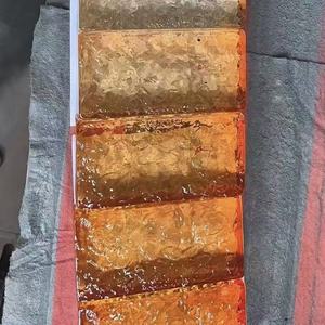 Blocchi di Vetro Colorato con Texture a Fusione a Caldo, Mattoni di Vetro Grigio, Verde, Viola, Giallo per Pareti Divisorie - Product Image 5