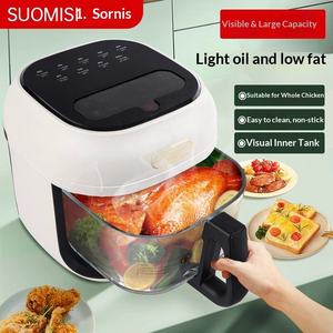 Nueva <span class=keywords><strong>Freidora</strong></span> <span class=keywords><strong>de</strong></span> <span class=keywords><strong>Aire</strong></span> DELILOC <span class=keywords><strong>de</strong></span> Japón, con Vidrio Visible, Control Táctil Transparente, Pequeña, Colorida, <span class=keywords><strong>Freidora</strong></span> Eléctrica <span class=keywords><strong>de</strong></span> Huevos para el Hogar - Product Image 3