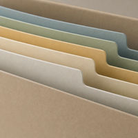 Dossier A4 personnalisé imprimé avec séparateurs, organiseur de documents de bureau, papeterie