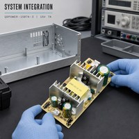Alimentation à découpage régulée personnalisée 15V 7A 105W, entrée 110-240V, efficacité 95%, pour amplificateur audio, moniteur de studio, POS