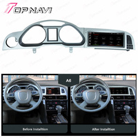 Reproductor Android de vídeo para coche GPS inalámbrico para Audi A6L 2005 2006 2007 2008 2009 4 + 64GB IPS pantalla táctil compatible reproductor multimedia