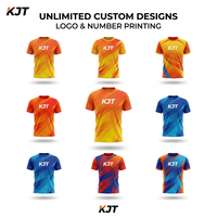 T-shirt de sport en polyester tricoté sur mesure OEM, coupe classique, pour marathon, course à pied, gym, sublimation, pour hommes