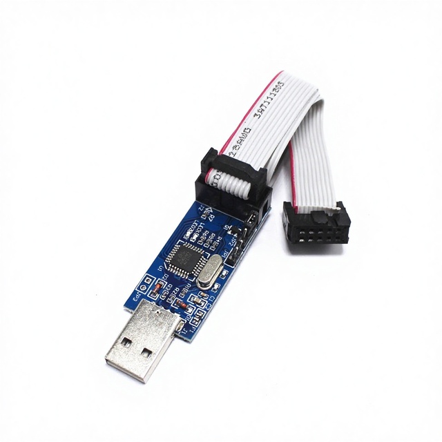 ISP USBASP USBISP Downloader with Line USBISP Download Line 51 AVR Programmer