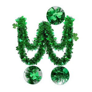San Patrizio Irish <span class=keywords><strong>Shamrock</strong></span> ghirlanda decorazione ghirlanda, San Patrizio - Product Image 5