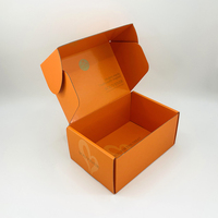 Boîte d'expédition rigide biodégradable avec logo personnalisé, pelliculage mat et doublure en mousse pour emballage cadeau et artisanat