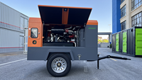 Compresseur d'air diesel portable Denair pour plateforme de forage