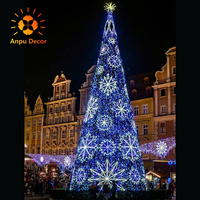 2023 nouvelle décoration de noël 5m 6m 8m 10m 12m 15m fournisseur d'arbre de noël en PVC géant