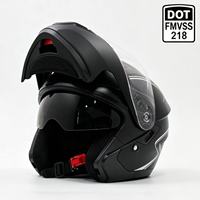 Casque de moto modulaire OEM en gros, relevable, pour course, en ABS haute densité, certifié DOT, avec visière solaire intérieure, personnalisable directement de l'usine