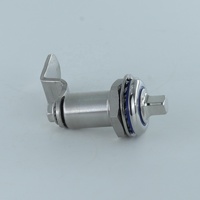 Serrure hygiénique à quart de tour IP69K EMKA pour armoire Rittal et panneaux sanitaires