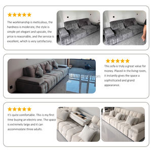 ميزة Lawrence جديدة بدون اعتماد على الجدار للمساحة بحجم غرفة المعيشة ، مصنوعة من القماش وتعمل بالكهرباء - Product Image 4