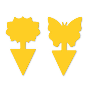 Sticky insect trap <b>board</b>, special-shaped fly trap, fly sticker, insect trap, yellow <b>board</b>, flower-shaped sticky insect trap - Product Image 1