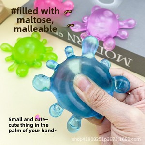 Jouet anti-stress en silicone TPE en forme de virus, infusé de glucose, à presser et à pincer, pour les enfants de 8 à 13 ans, unisexe, 101-500 - Product Image 3