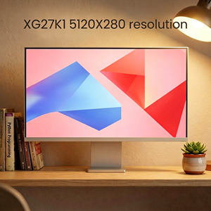 Nouvel écran LED 27 pouces, résolution 5120x2880, 60 Hz, luminosité 500 nits, bords fins sur trois côtés, 100% SRGB/DCI-P3 HDR, ordinateur de bureau - Product Image 4
