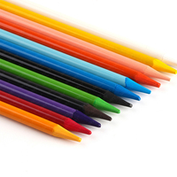 SINOART 12 pièces ensemble de crayons graphite sans bois ensemble de crayons de 12 couleurs crayon sans bois monolithe pour le dessin, la coloration et l'art