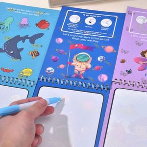 Libro de Dibujo Mágico con Agua para Niños - Libro de Dibujo Creativo Reutilizable para la Educación Temprana y el Desarrollo de la Inteligencia del Bebé - Product Image 3