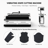 Máquina de Corte de Tela Plana CNC PANDA, Plotter para Trajes, Jeans, Bolsos, Camisas, Automática, 11kw, 220V