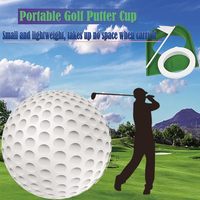 Tapis de frappe de golf avec drapeau pour s'entraîner à mettre des tasses
