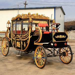Carroza Eléctrica OEM de 4 Ruedas, sin Caballos, para Bodas, 5-6 Plazas, Acero Q235B, Color Personalizado, Garantía de 24 Meses - Product Image 2