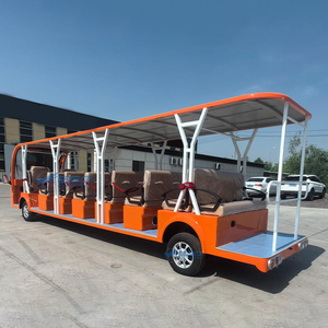 รถบัสไฟฟ้าท่องเที่ยวราคาประหยัด 14 ที่นั่ง 72v 5kw ระบบแอร์ ขับเคลื่อน 4 ล้อ สำหรับสนามกอล์ฟและนักท่องเที่ยว - Product Image 5