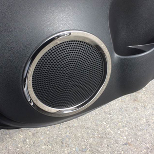 Derniers articles de décoration de voiture Cadre de couverture de haut-parleur de porte chromé pour <span class=keywords><strong>Nissan</strong></span> <span class=keywords><strong>Note</strong></span> E12 2016 + - Product Image 1