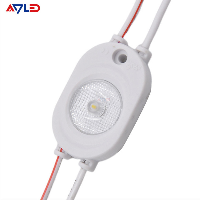 High Quality Outdoor Single Mini Led Advertising illuminated Channel Letter Light Module 6500K IP67 LED Injection Len Module 12V