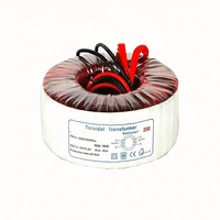 Meilleur transformateur d'amplificateur audio à noyau toroïdal à faible puissance, bobinage en cuivre monophasé 60Hz, 220V, fabricant chinois