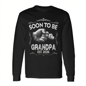 T-shirt à manches longues « Prochainement Grand-père 2026 » pour l'annonce de grossesse - Product Image 2