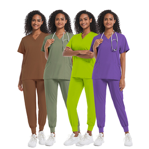 ชุดเครื่องแบบสครับชุดเครื่องแบบกางเกงกางเกงกางเกงวิ่งขายาวเป็นมิตรกับสิ่งแวดล้อมสีเขียวแมนดาริน - Product Image 2