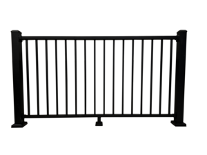 Modèle 3D populaire 2025, garde-corps en acier, facile à assembler, clôture métallique bon marché et garde-corps de balcon pour usage <span class=keywords><strong>extérieur</strong></span>, cadre en fer et en <span class=keywords><strong>bois</strong></span> - Product Image 4