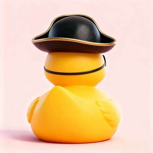 Piraten-Thema Plastik-Ente - Kundenspezifisches Werbe-Unisex-Quetschspielzeug Großhandel für Veranstaltungen - Product Image 3