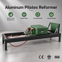 Reformer Pilates Aluminium Putih Seri Queen A2 Collab, Grosir Kustomisasi Langsung dari Pabrik