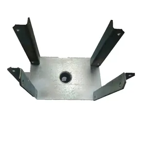 ZYTJ perancah konstruksi dapat disesuaikan tiang baja galvanis Jek sekrup Forkhead digunakan alat peraga Acrow