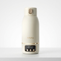 Chauffe-biberon portable USB pour voyage, extérieur, voiture, avec fonction de mélange pour un usage domestique et l'alimentation au lait